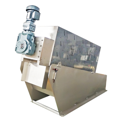 기름 함유페수 처리를 위한 슬러지 탈수기 다중 디스크 추진기프레스 기계