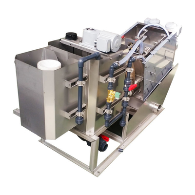 폐수 처리를 위한 다중 디스크 스크루 필터 언론 찌꺼기 탈수 기계