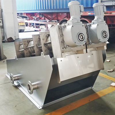 0.8ton/H 폐수처리 멀티디스크 로터리 프레스 탈수